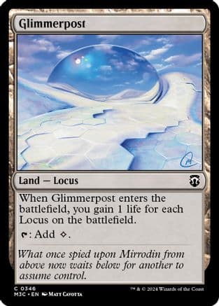 Glimmerpost (Ripple Foil) |  Foil (346) [Modern Horizons 3 Commander]