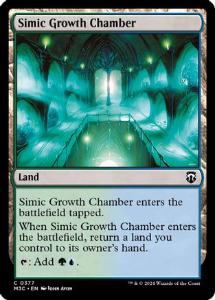 Simic Growth Chamber (Ripple Foil) (377) [Commander: Modern Horizons 3]  Foil