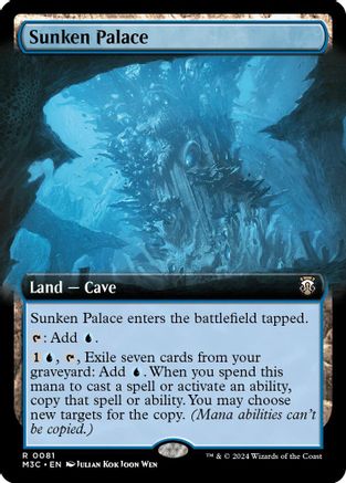 Sunken Palace (Extended Art) (Ripple Foil) |  Foil (081) [Modern Horizons 3 Commander]