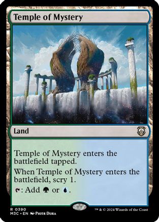 Temple of Mystery (Ripple Foil) |  Foil (390) [Modern Horizons 3 Commander]