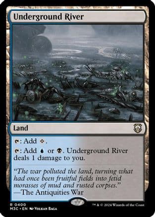 Underground River (Ripple Foil) |  Foil (400) [Modern Horizons 3 Commander]