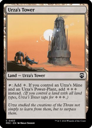 Urza's Tower (Ripple Foil) (403) [Commander: Modern Horizons 3]  Foil