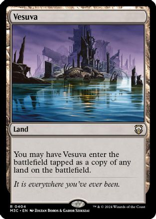 Vesuva (Ripple Foil) (404) [Commander: Modern Horizons 3]  Foil