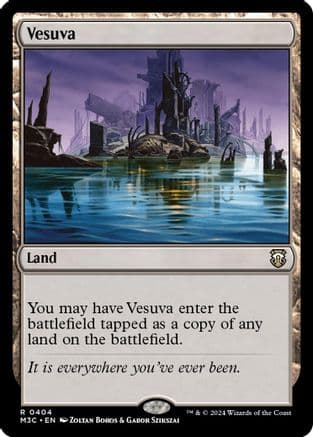 Vesuva (Ripple Foil) (404) [Commander: Modern Horizons 3]  Foil