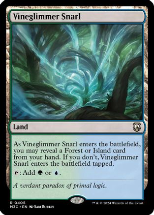 Vineglimmer Snarl (Ripple Foil) (405) [Commander: Modern Horizons 3]  Foil