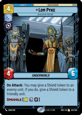 Lom Pyke - Dealer in Truths | Foil (032/262)  [Shadows of the Galaxy]