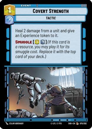 Covert Strength | Foil (075/262)  [Shadows of the Galaxy]