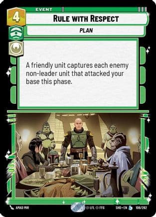 Rule with Respect | Foil (106/262)  [Shadows of the Galaxy]