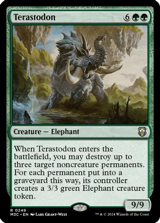 Terastodon (Ripple Foil) |  Foil (249) [Modern Horizons 3 Commander]