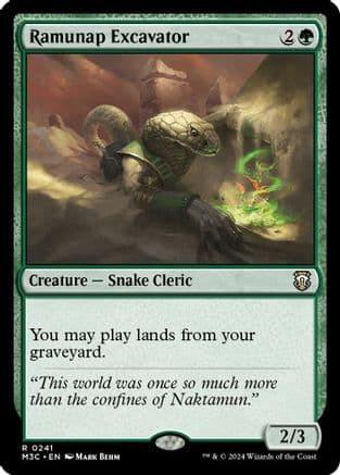 Ramunap Excavator (Ripple Foil) (241) [Commander: Modern Horizons 3]  Foil