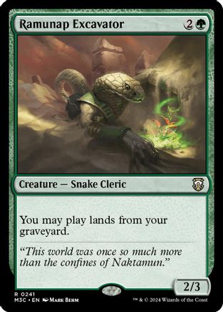 Ramunap Excavator (Ripple Foil) (241) [Commander: Modern Horizons 3]  Foil