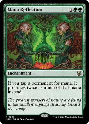 Mana Reflection (Ripple Foil) (237) [Commander: Modern Horizons 3]  Foil
