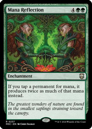 Mana Reflection (Ripple Foil) (237) [Commander: Modern Horizons 3]  Foil