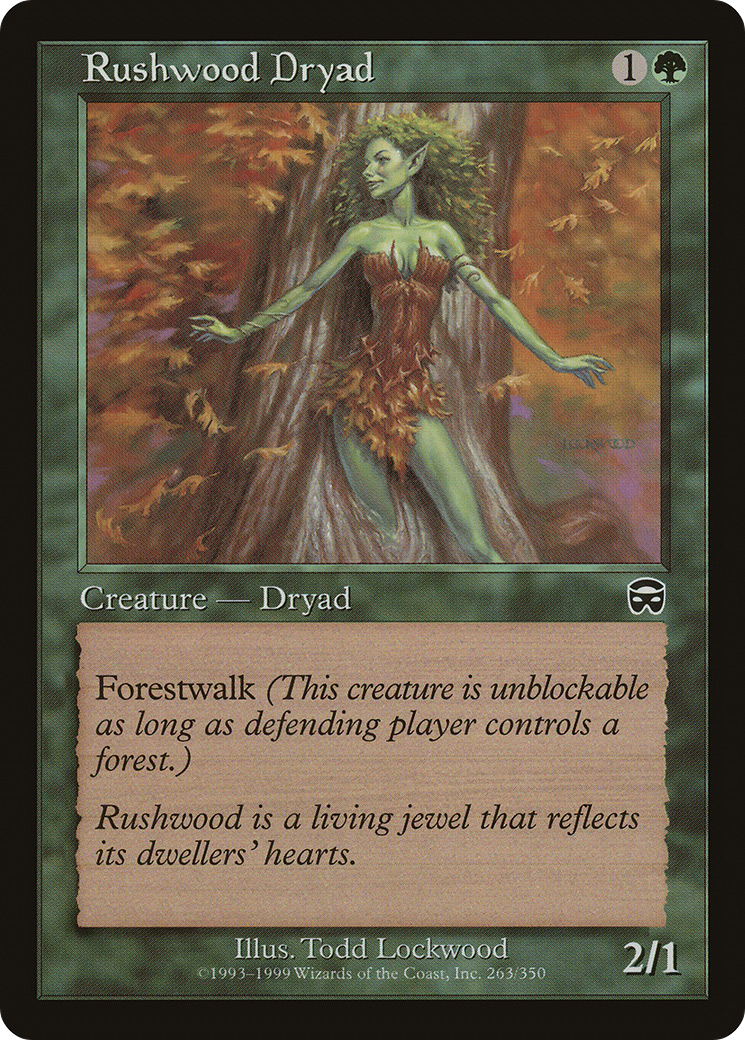 Rushwood Dryad [Mercadian Masques] Foil