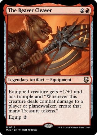 The Reaver Cleaver (Ripple Foil) (217) [Commander: Modern Horizons 3]  Foil