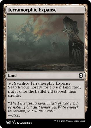 Terramorphic Expanse (Ripple Foil) |  Foil (394) [Modern Horizons 3 Commander]
