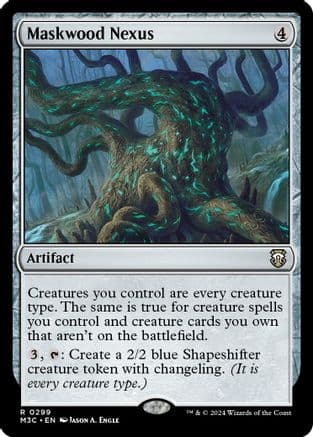 Maskwood Nexus (Ripple Foil) (299) [Commander: Modern Horizons 3]  Foil