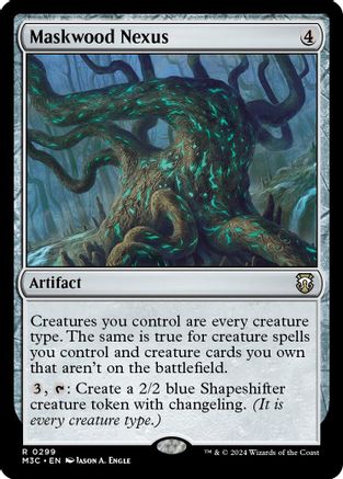 Maskwood Nexus (Ripple Foil) (299) [Commander: Modern Horizons 3]  Foil