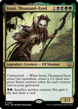 Izoni, Thousand-Eyed (Ripple Foil) |  Foil (267) [Modern Horizons 3 Commander]