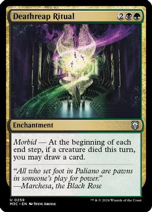 Deathreap Ritual (Ripple Foil) (259) [Commander: Modern Horizons 3]  Foil