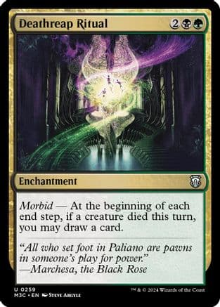 Deathreap Ritual (Ripple Foil) (259) [Commander: Modern Horizons 3]  Foil