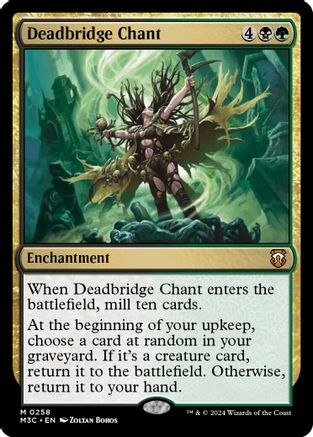 Deadbridge Chant (Ripple Foil) |  Foil (258) [Modern Horizons 3 Commander]