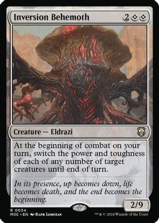 Inversion Behemoth  (Ripple Foil) |  Foil (034) [Modern Horizons 3 Commander]