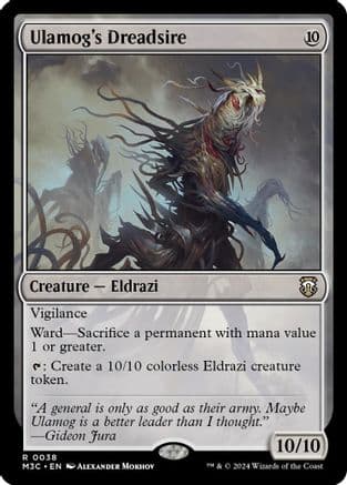 Ulamog's Dreadsire (Ripple Foil) |  Foil (038) [Modern Horizons 3 Commander]