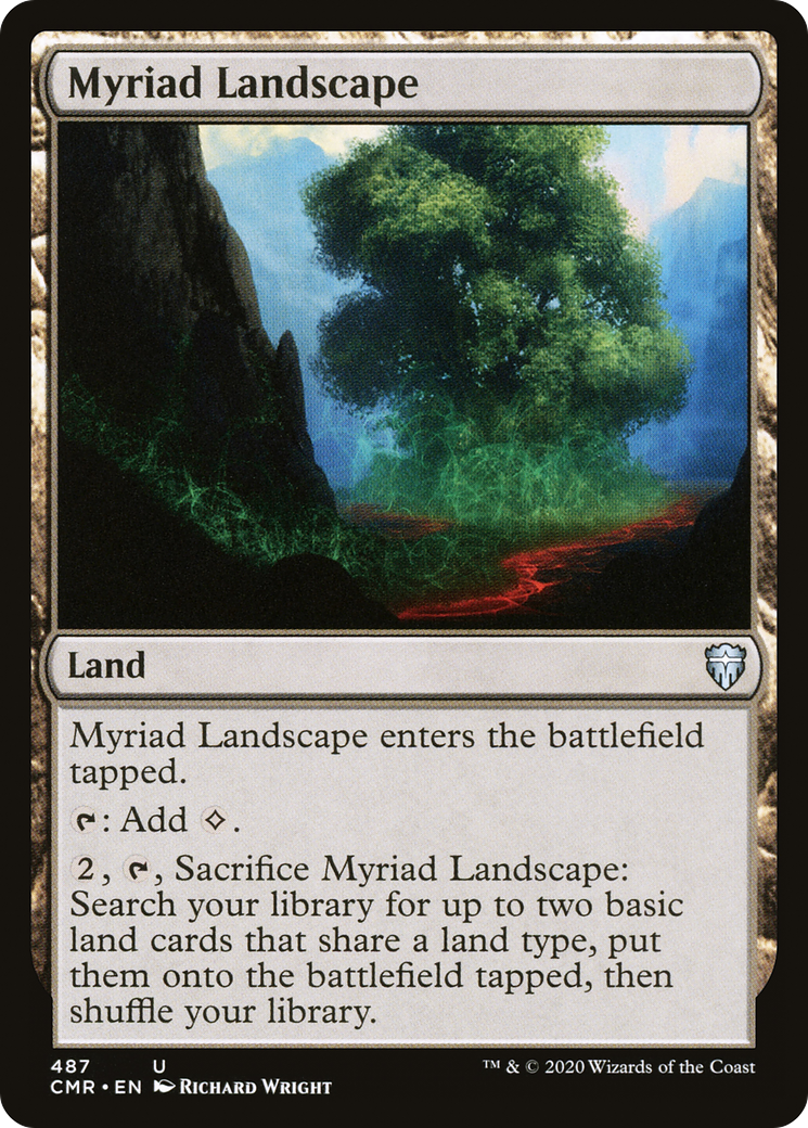 Myriad Landscape [Commander Legends] Foil