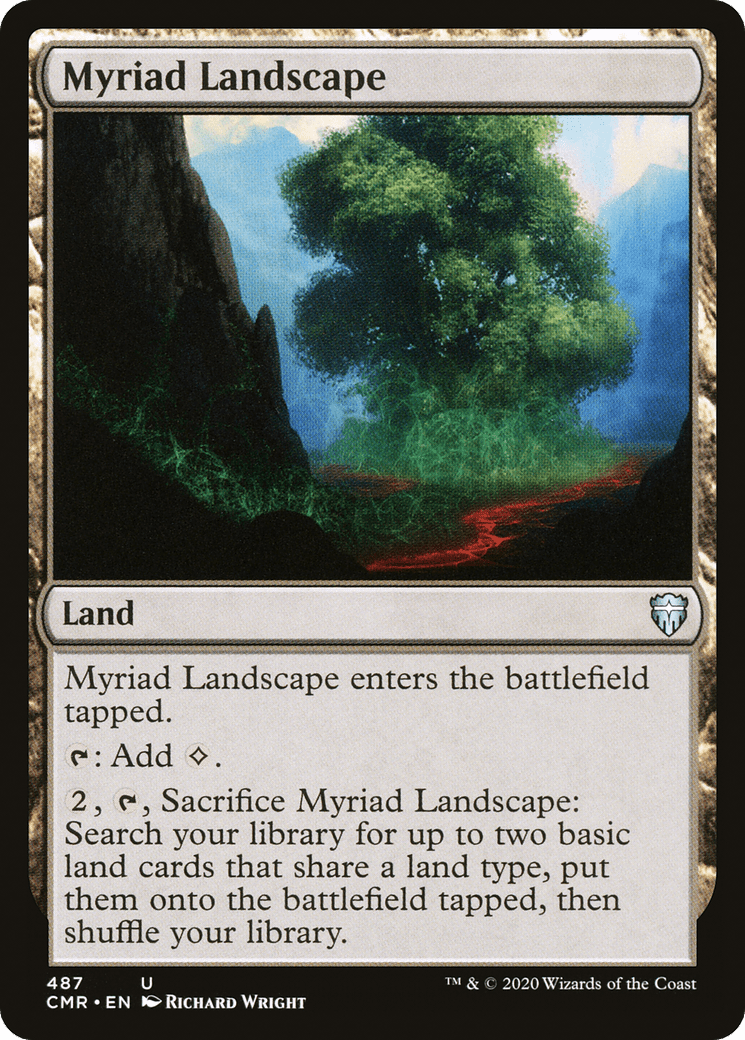 Myriad Landscape [Commander Legends] Foil
