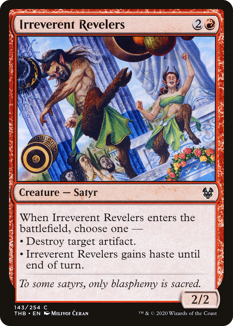 Irreverent Revelers [Theros Beyond Death] Foil
