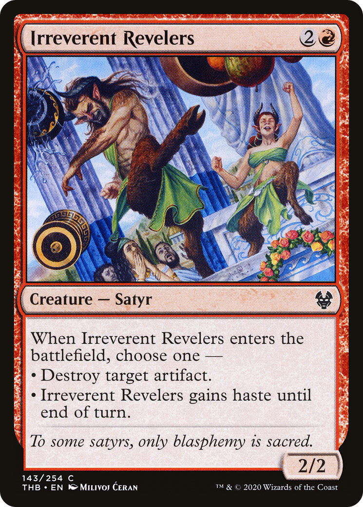 Irreverent Revelers [Theros Beyond Death] Foil