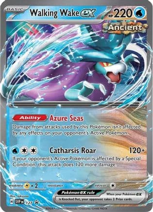 Walking Wake ex 127- SV Scarlet & Violet Promo Cards Holofoil