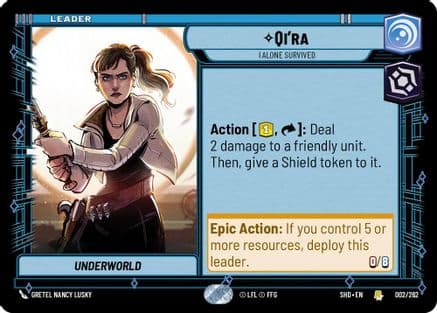 Qi'ra - I Alone Survived |  (002/262)  [Shadows of the Galaxy]