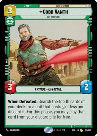 Cobb Vanth - The Marshal |  (115/262)  [Shadows of the Galaxy]