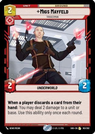 Migs Mayfeld - Triggerman |  (163/262)  [Shadows of the Galaxy]