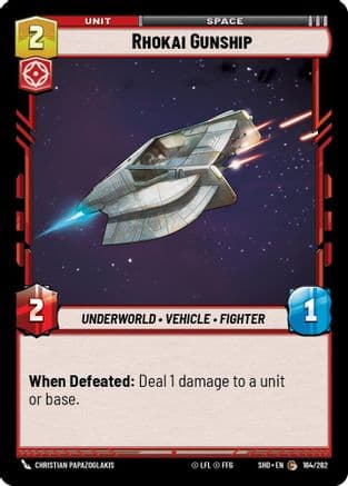 Rhokai Gunship | Foil (164/262)  [Shadows of the Galaxy]