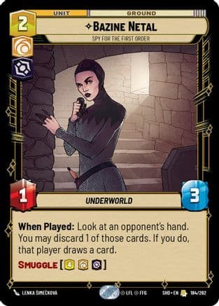 Bazine Netal - Spy for the First Order | Foil (184/262)  [Shadows of the Galaxy]