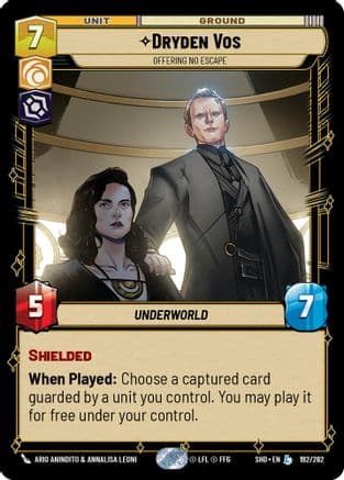 Dryden Vos - Offering No Escape | Foil (192/262)  [Shadows of the Galaxy]