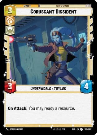 Coruscant Dissident | Foil (199/262)  [Shadows of the Galaxy]
