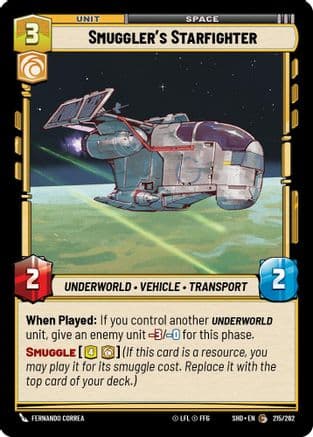 Smuggler's Starfighter |  (215/262)  [Shadows of the Galaxy]