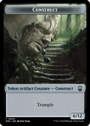 Construct // Myr Double-Sided Token (24 // 25) [Commander: Modern Horizons 3]