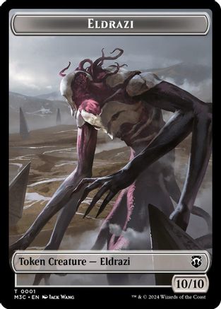 Eldrazi // Spirit Double-Sided Token (1 // 5) [Commander: Modern Horizons 3]