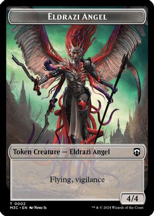 Eldrazi Angel // Copy Double-Sided Token (2 // 1) [Commander: Modern Horizons 3]