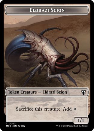 Eldrazi Scion // Eldrazi Spawn Double-Sided Token (3 // 2) [Commander: Modern Horizons 3]