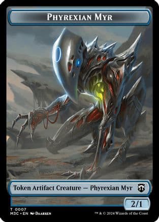Phyrexian Myr // Servo Double-Sided Token (7 // 33) [Commander: Modern Horizons 3]