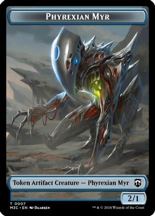 Phyrexian Myr // Servo Double-Sided Token (7 // 33) [Commander: Modern Horizons 3]