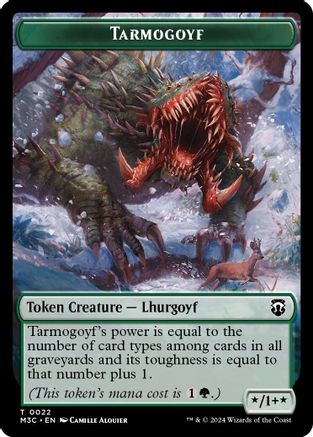 Tarmogoyf // Saproling Double-Sided Token (22 // 21) [Commander: Modern Horizons 3]