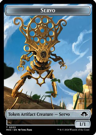 Servo // Angel Double-Sided Token (33 // 3) [Modern Horizons 3]  Foil