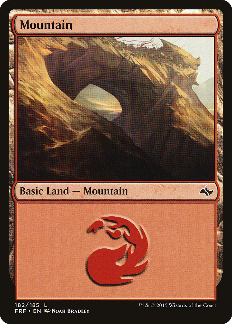 Mountain (182) [Fate Reforged] Foil